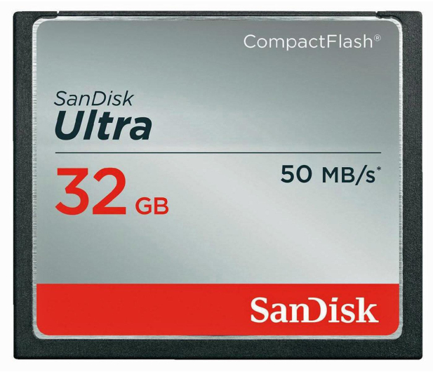 SANDISK Compact Flash Ultra 32GB SDCFHS-032G-G46 - 179804 - zdjęcie
